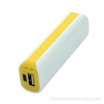 Bright Color Portable Phone Charger, 2,200mAh, Rechargeable, Long Lifespan with CE/FCC/RoHS